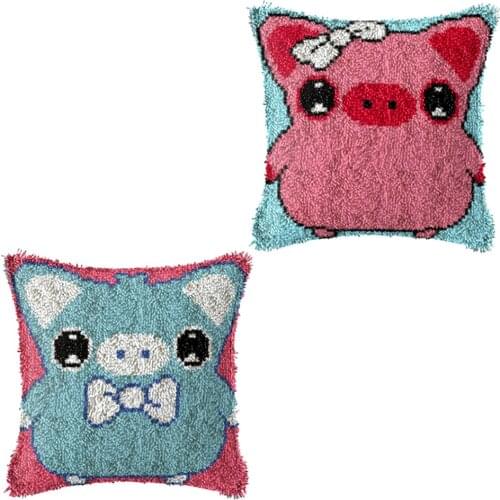 Carpet embroidery hook pillow cross stitch Foamiran for crafts do it yourself latch hook rugs carpet embroidery pillow home