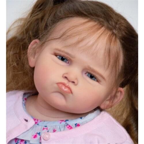 NPK 27inch Reborn Doll Kit Grace Half Body with Connetors and cloth body DIY blank Doll Kit