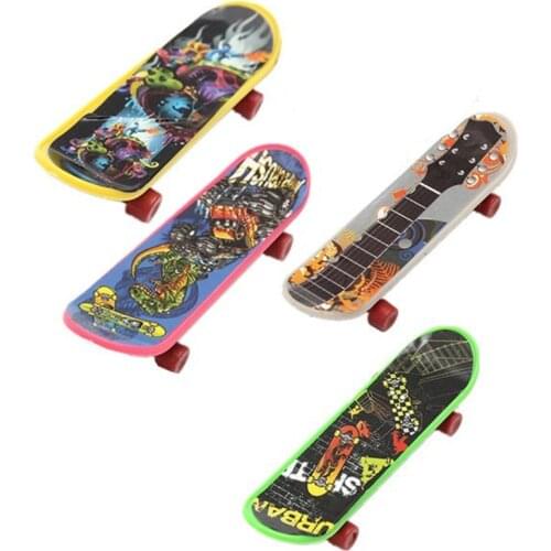 Mini 4 Pack Finger Board Tech Deck Truck Skateboard Toy Gift Kids Children Gift 95mm