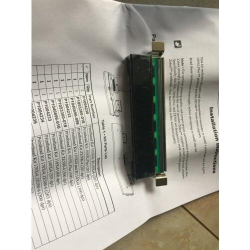 P1028902/P1037974-010 New Original Printhead Thermal Print head For Zebra ZT210 ZT220 ZT230 203dpi Thermal barcode label Printer