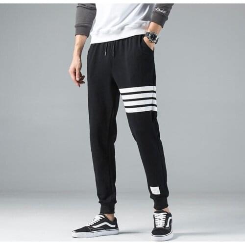 Autumn 2021 New Mens Casual Sports Pants High Street Pants Mens Sports Pants Oversized Brand High Quality Mens Pants 4XL