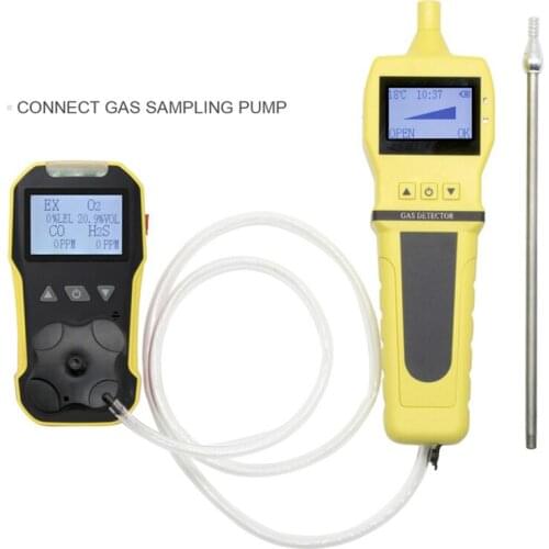 New Four In One Gas Analyzer Portable Triple alarm Air Quality Monitor High-strength screen O2 H2S CO Gas Detector