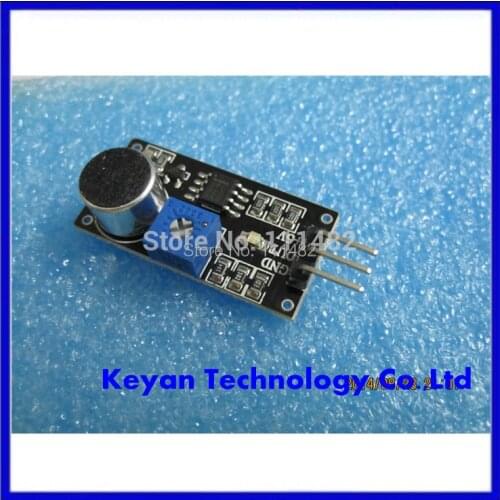 Wholesale 5pcs/lot Sound Detection Sensor Module Sound Sensor Intelligent Vehicle