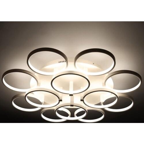 SHIXINMAOLed dining room ceiling lamps lanterns day round modern minimalist creative acrylic bedroom lighting Ceiling lamp