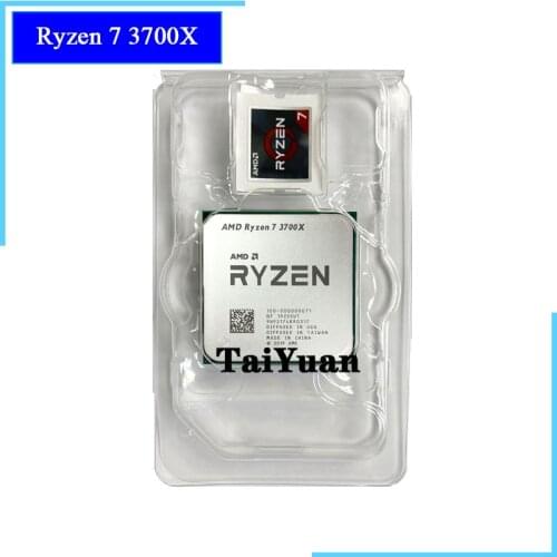 AMD Ryzen 7 3700X R7 3700X 3.6 GHz Eight-Core Sinteen-Thread CPU Processor 7NM L3=32M 100-000000071 Socket AM4 new but no fan