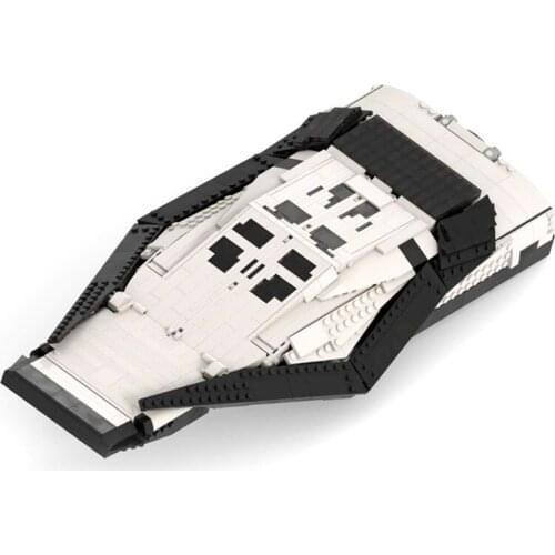 MOC Movie Universe Space Plane Ship Ranger Through Time Space Wormhole Spacecraft Building Blocks Modular Block Model Toys