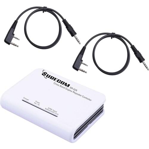 Surecom SR-628 Cross Band Duplex Repeater Controller for Two way radio K1 plug connection cables included