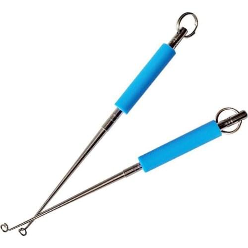 13cm Universal Fish Hook Detacher Fishing Tackle Knotter Tying Remover To Tool Needles Accessories Loop Tackle Multi Hook H C7E5