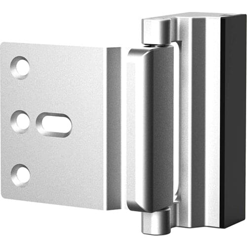 Security Lock, [2 Pack] Home Security Door Lock with 8 Screws, Childproof Door Reinforcement Lock, Withstand 1000 Lbs