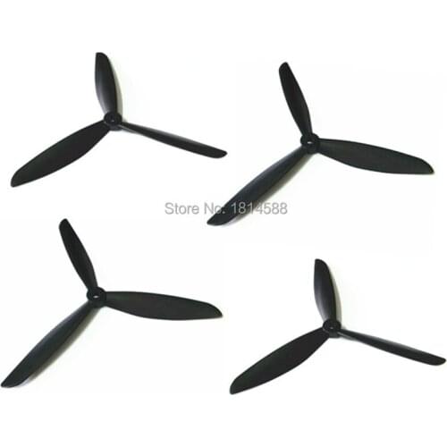 RC spare parts 4 pcs/set UAV paddles for Cheerson CX20 CX-20 RC brushless axis RC helicopter-black