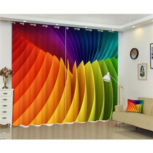 Blackout Window Curtain Modern decoration 3D Curtains For Bedding room Living room Hotel Drapes Cortinas De Sala