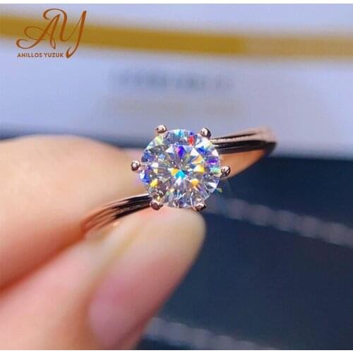Anillos Yuzuk Dazzling Sparkling Engagement Finger Rings For Women Solid Silver 925 Jewelry Wedding Statement Female Bijoux
