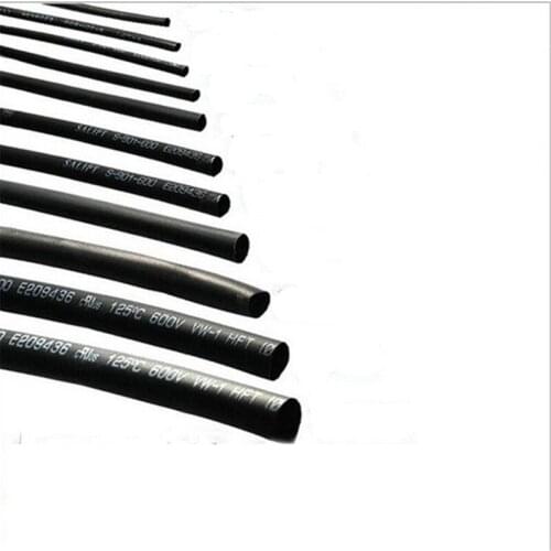 New 1mm 3mm 5mm 8mm 10mm Assortment Polyolefin Halogen-Free Heat Shrink Tubing Tube Sleeving Wire