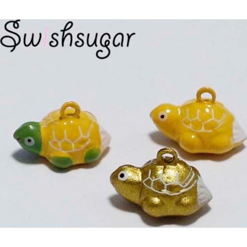 3Colors Lucky Tortoise Style Animal Cartoon Bell Charms Pendant Festival Party Halloween Christmas Decoration