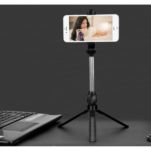 4 In 1 Wireless Bluetooth Selfie Stick Handheld Monopod Shutter Remote Foldable Mini Tripod for IPhone XR 8 X 7 6s Plus Xiaomi