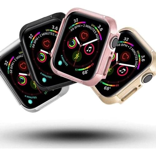 Lightweight Thin PC Case for Apple Watch 5 4 40mm 44mm Protector Cover Plastic Hard Bumper for iWatch 4 Case Frame Accessories