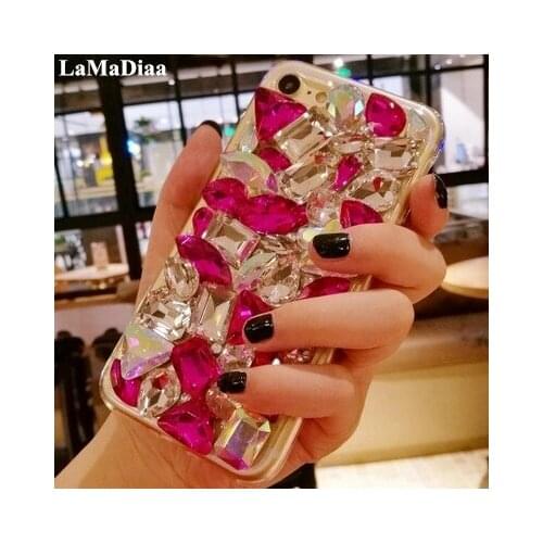 Luxury Bling Crystal Diamond Case Cover For iPhone 12 11Pro MAX X XS MAX XR 6 6S 7 8 Plus Case Glitter Rhinestone Soft TPU Cover