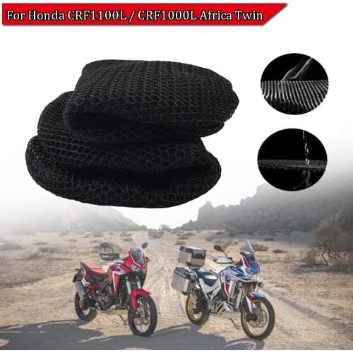 For Honda CRF1100L CRF1000L CRF 1000L Africa Twin Sports Adventure 2016-2021 Rear Seat Cowl Cushion Cover Net 3D Mesh Protector