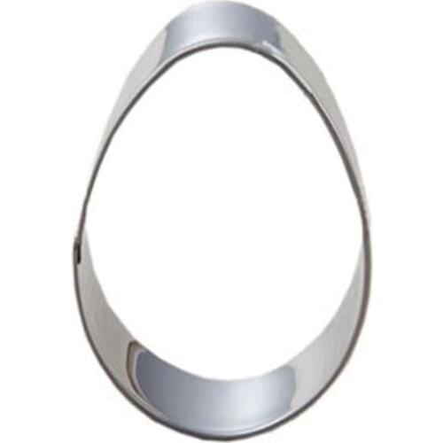 Egg Shape Cookie Tools Cake Stencil Kitchen Cupcake Decoration Template Mold Cookie Coffee Stencil Mold Baking Fondant