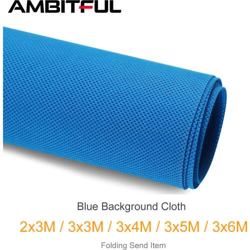 Blue Backgrounds 2x3m 3x3m 3x4m 3x5m 3x6m Blue Non-woven Fabric Photography Backdrop Background Cloth for Photo Studio