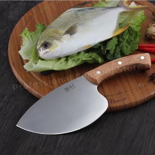 Forged Stainless Steel Meat Slicing Knife Fish Slicing Knife Household Kitchen Knife Cooking Knife Multi-purpose Knife