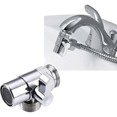 Brass Sink Valve Diverter Faucet Splitter Kitchen Bathroom Faucet Replacement 11UA