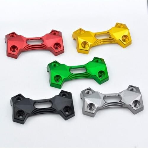 Motorcycle CNC Fat Handle Bar Risers Top Cover Mounts For Kawasaki Z900 2017-2018 Z800 2013-2016