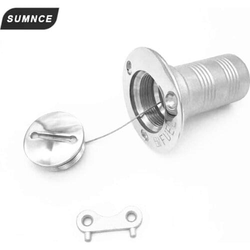Stainless steel marine boat deck filler of fuel for boat yacht