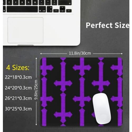 Inverted Cross Mouse Pad 739 Cross Inverted Satanic Symbol Satanas Lucifer Satanic Pentagram