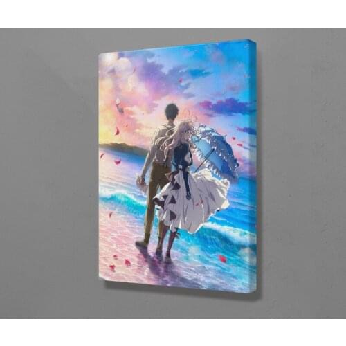 Japanese Violet Evergarden Printed Poster Anime Girl Canvas Paintings Home Decor Modular Picture Modern For Living Room Wall Art