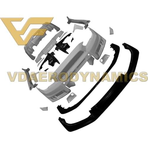 Suitable For 08-15 Mitsubishi EVO 10 X VAD-VS14 Full Body Kit - Includes Front Bumper with Lip Side Skirts Fenders Rear Bumper