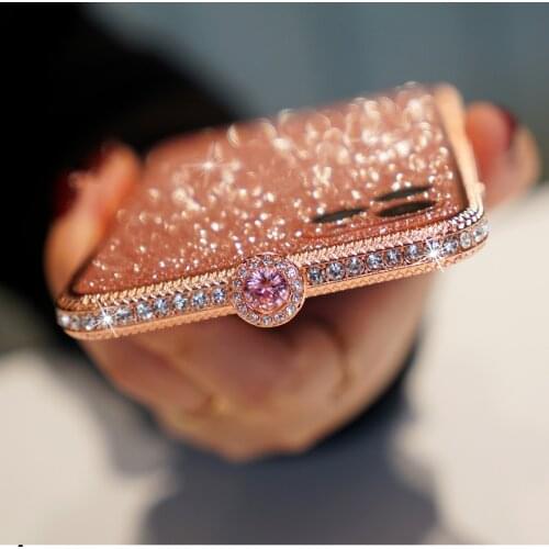 Luxury Glitter Bling Diamond Metal Bumper Frame For iPhone XS Max Case Jewelled Cover For iPhone 11 Pro Max 6s 7 8 Plus X XR S2