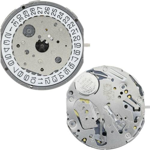 Replacement 3 Hands Date at 3 Chronograph 3 Eyes @ 6-9-12H Quartz Watch Movement For Miyota FS10 Repair Accessories