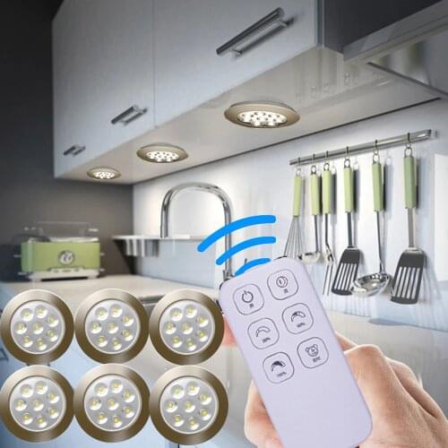 LED Cabinet Light Wireless Dimmable LED Night Lamps USB Charging Remote Control Suitable for Stair Lamp Kitchen Bedroom Lights