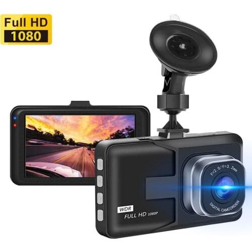 Car DVR Dashcam 3Inch HD 1080P Video Recorder Night Vision Dashcamera 24H Parking Monitor Auto Camcorder Registrar Camera