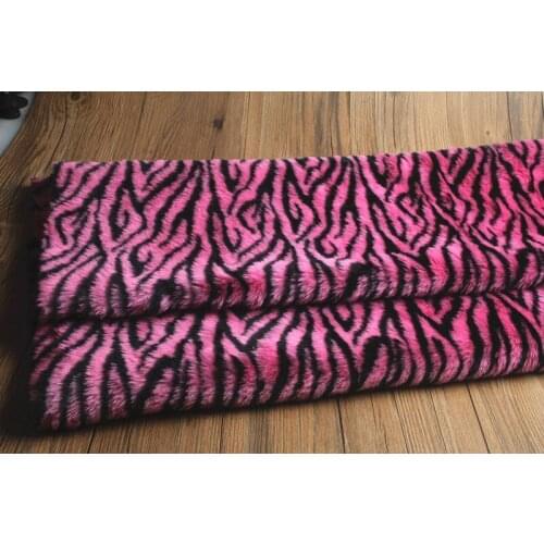 Pile 2cm leopard zebra pattern faux fur fabric,Photographic background material160X50cm/pcs