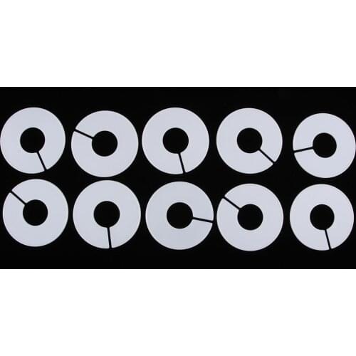 10 Pieces Clothing Size Dividers Round Hangers Closet Dividers 11 Colors