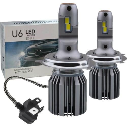 2x High quality H4 H1 Led Headlight Bulbs H7 LED Car Lights H11 H8 H9 HB3 9005 HB4 9006 6000K CANBUS No Error Auto Headlamps