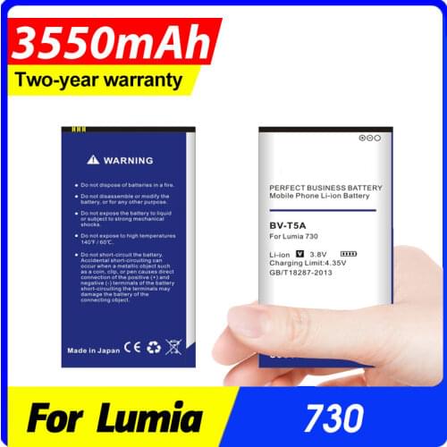 2600mAh BV-T5A BVT5A / BV T5A Replacement Battery for Nokia Lumia 730 735 738 Superman RM 1038 RM 1040