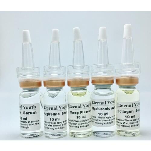 5pcs Set Boto x + Hyaluronic Acid+Collagen+Sheep Placenta Firming Lifting Serum Anti-wrinkle Anti-aging Skin Care