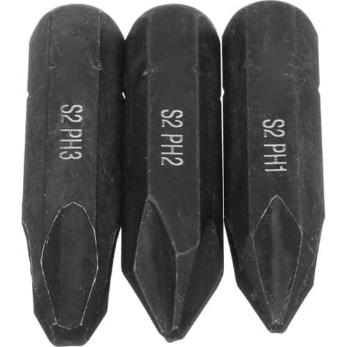 8mm Screw Bit Replaceable Screw Impact Bit S2 Alloy Steel Material High Hardness Replaceable Magnetic Screwdriver Bits