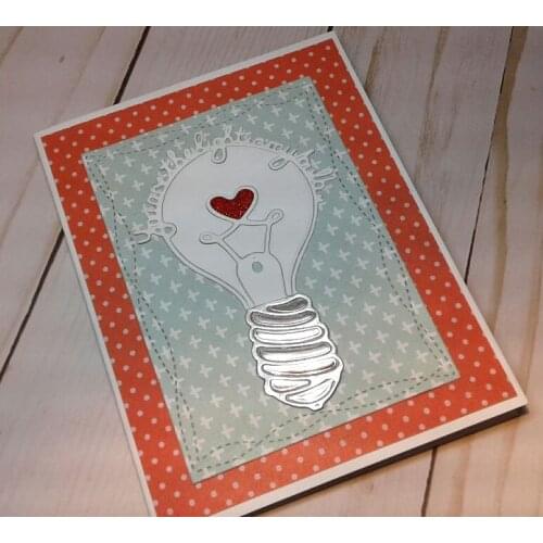 AlinaCraft METAL CUTTING DIES light bulb love sentence knife mold cutter Scrapbooking PAPER CRAFTER album card punch stencils