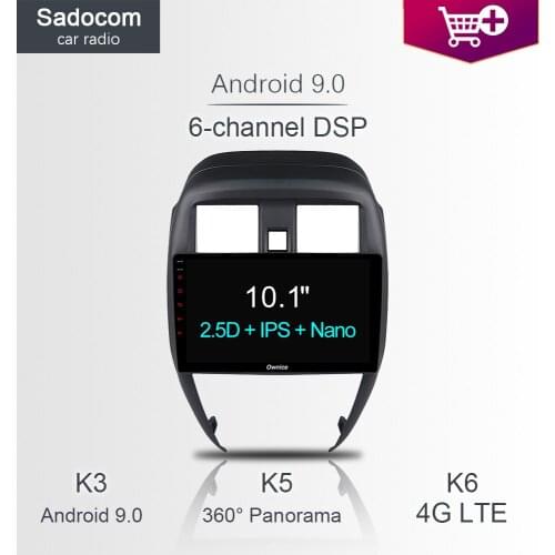 10.1"DSP Car DVD Player 8 Core 64GB ROM 4GB RAM 4G LTE GPS autoradio DVR OBD TPMS Android 9.0 For Nissan Sunny 2014 2015 2016