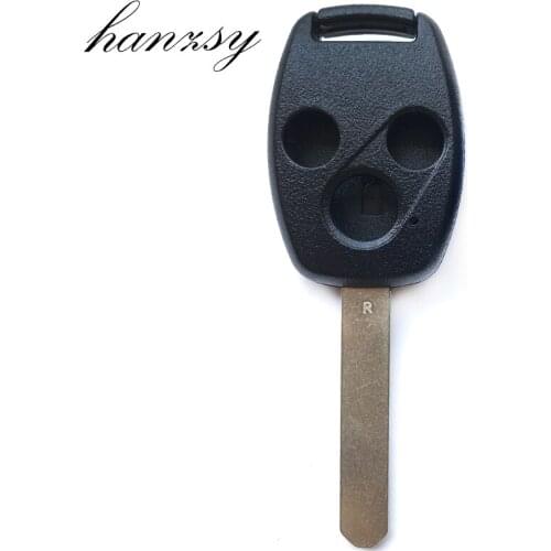 3 Buttons Remote Car Key Fob shell For Honda Accord Civic Cr-V Insight Ridgeline Fit 2007-2013 Replacement control Key Cover
