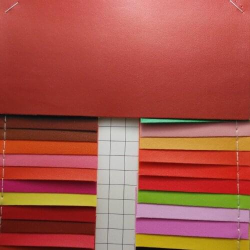 Smooth Plain Leather 0.7MM Synthetic Leather Faux Leather Fabric PU Leather Fabric Fabric for Sofa handbags shoes and DIY P418