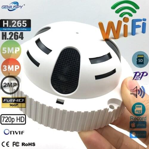 1920P Sony Imx335 5MP 3MP 1080p 960p 720p Ceiling Mounting Audio RTSP Wifi Wireless Mini Ip Camera TF Card Slot P2p Onvif Camhi