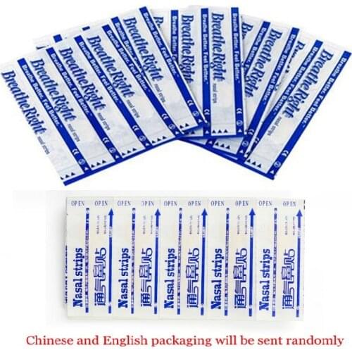 100-300Pcs Breath Nasal Strips Aid Stop Snoring Nose Patch Good Sleeping Patch Product Easier Better Breathe Health Care
