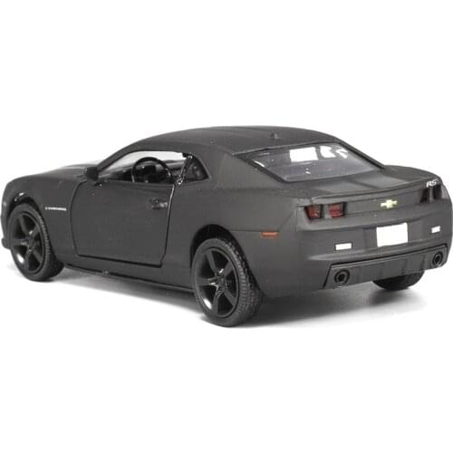 New Licensed Diecast Metal 1:36 Scale Car Model For The Chevrolet Camaro Collection Alloy Model Pull Back Toys Car Matte Black