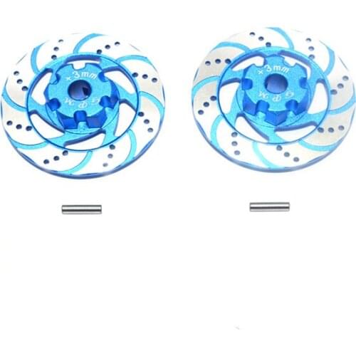 TRAXXAS 1/7 UDR Aluminum Alloy Front and Rear Universal Simulation Brake Disc/Silver Edge Type-Right