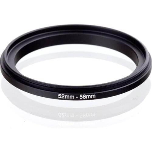 RISE(UK) 52mm-58mm 52mm to 58mm Male to Male Coupling Step Ring Adaptor 52-58 Dual Male